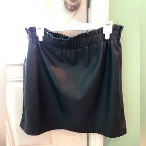 LOFT Faux Leather Skirt